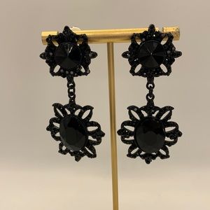 Black Statement Earrings